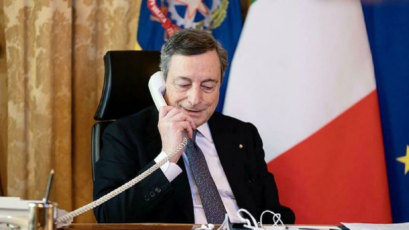 mario draghi telefonata crisi di governo