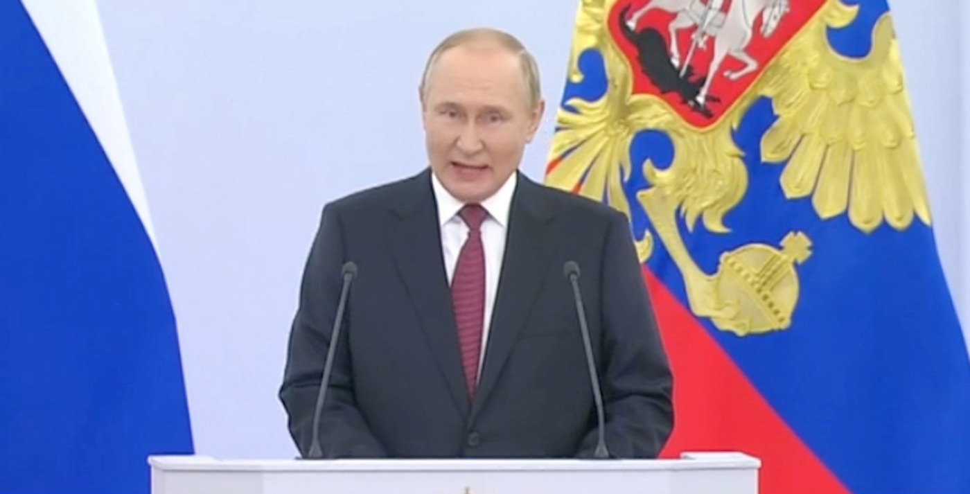 Putin: «Le 4 regioni ucraine annesse per sempre alla Russia. Ora se Kiev vuole si può trattare la pace» – Il video