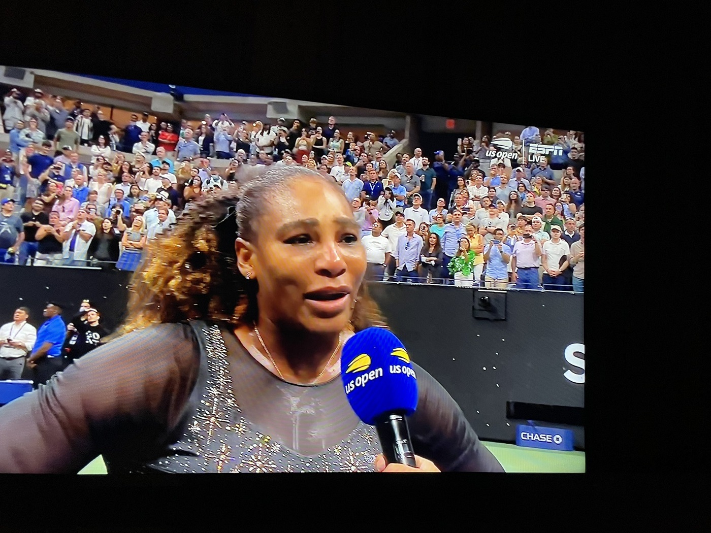 serena williams ritiro lacrime