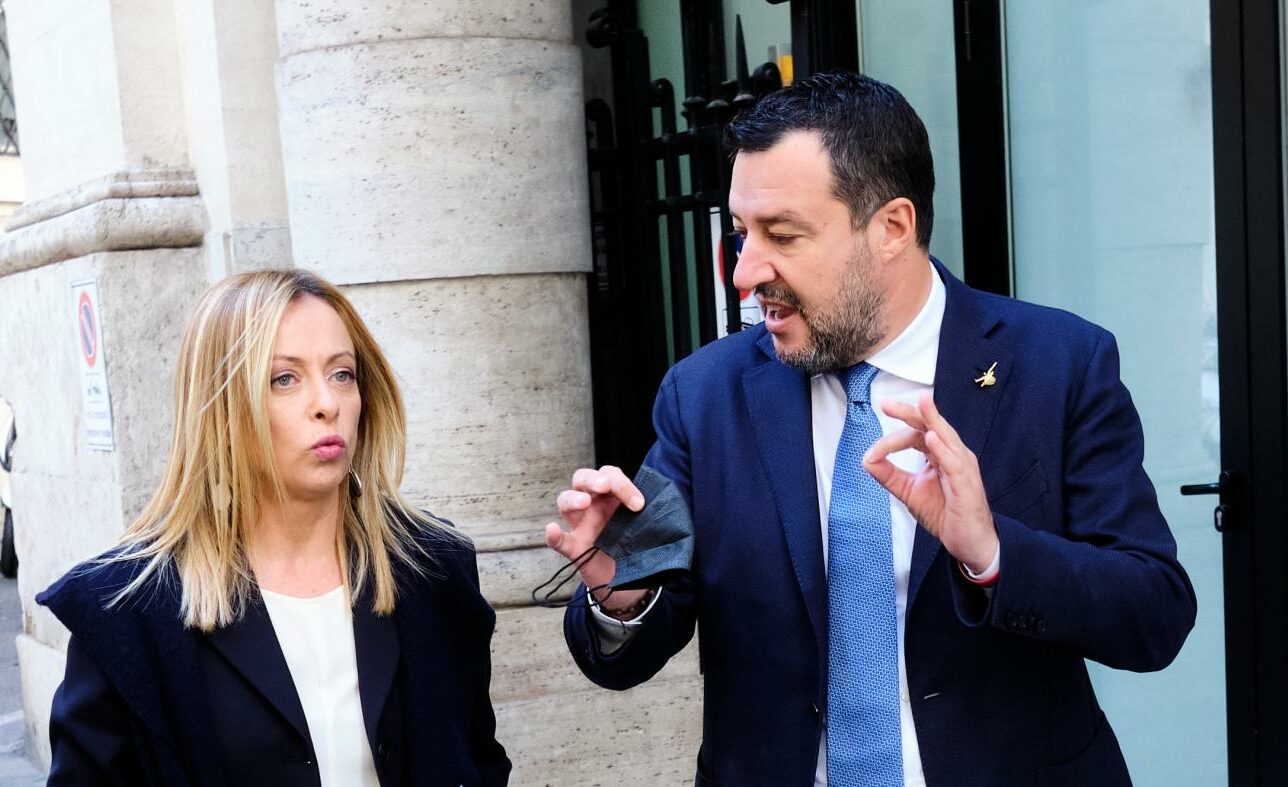 matteo salvini giorgia meloni