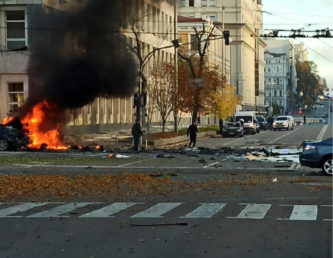 Новое нападение. Киев в огне 2022. Взрыв в Днепропетровске 10 октября. Киев бомбят.