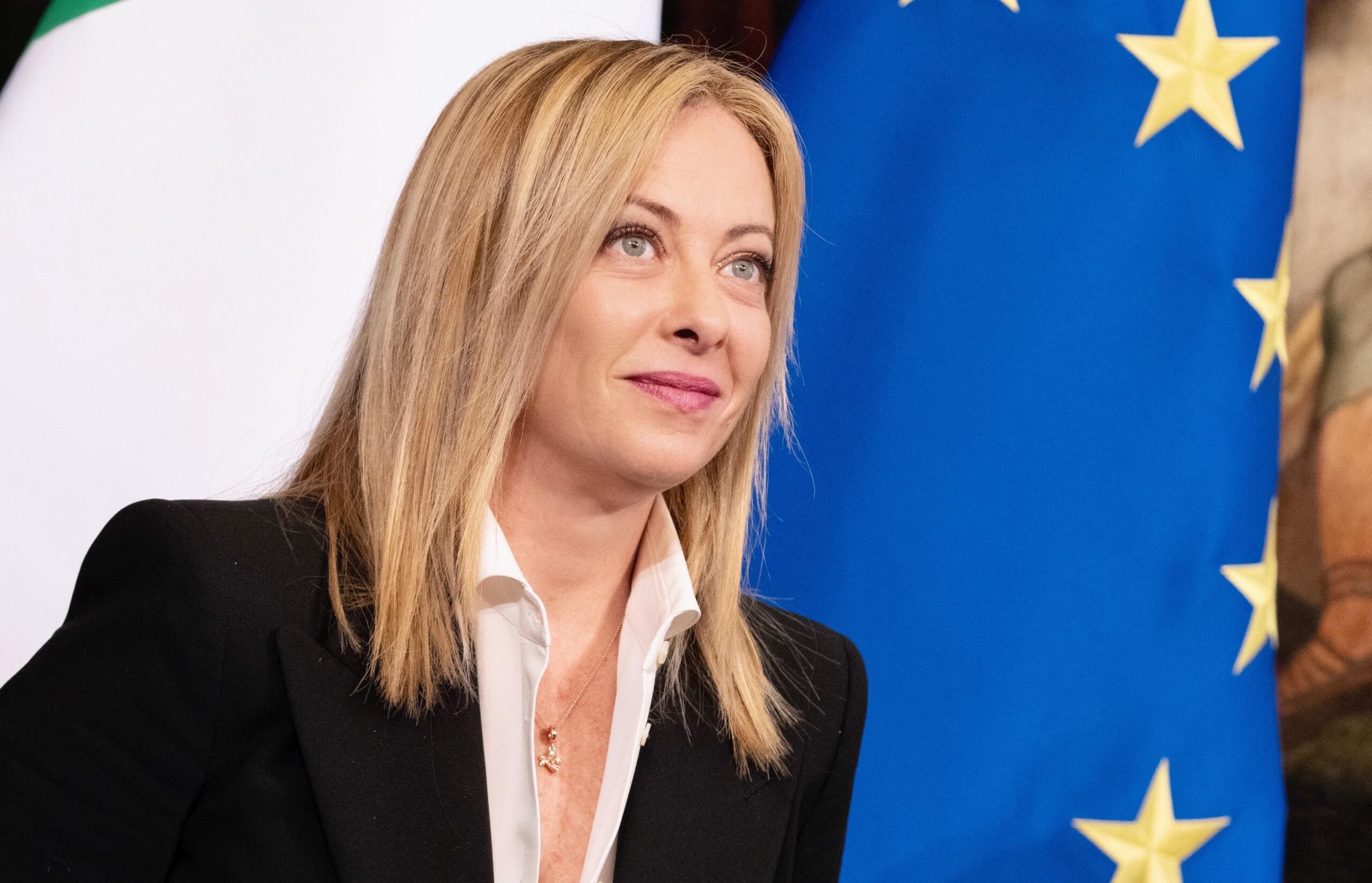 La premier Giorgia Meloni durante il giuramento dei sottosegretari, Roma, 2 Novembre 2022. ANSA/US PALAZZO CHIGI/ATTILI