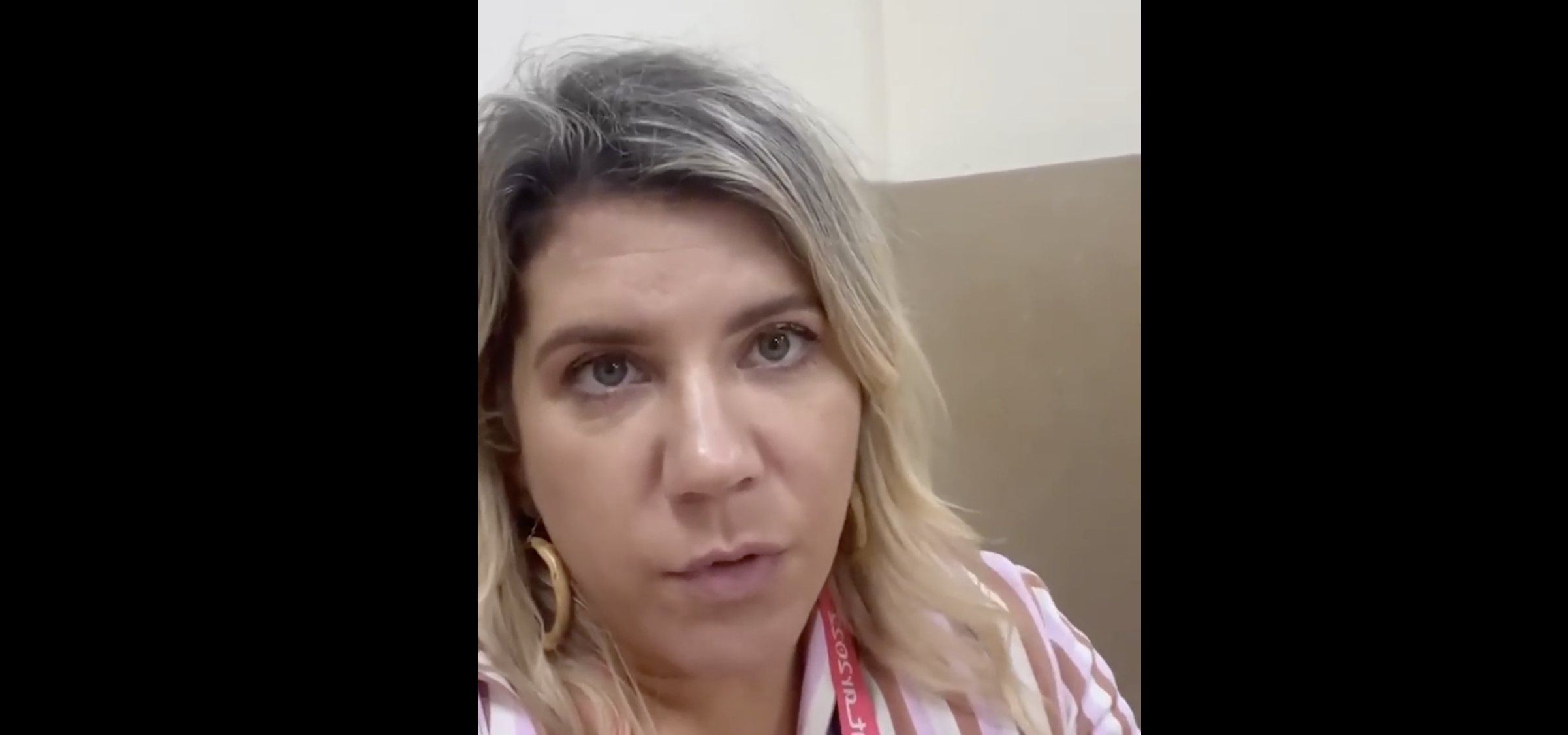 Qatar, stolen Spanish journalist live.  And the police ask her: “What punishment do you want when we find the thief?”  – video