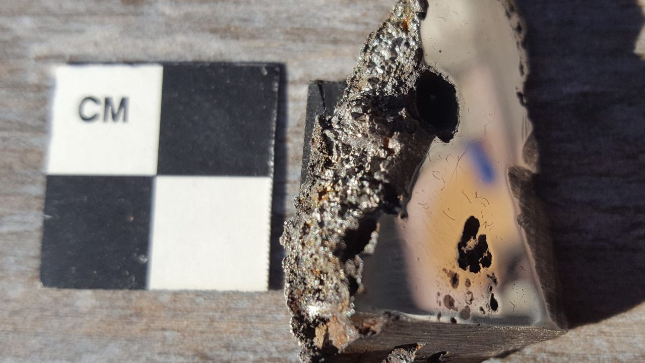 Identifican dos minerales nunca antes vistos en un meteorito que cayó en Somalia