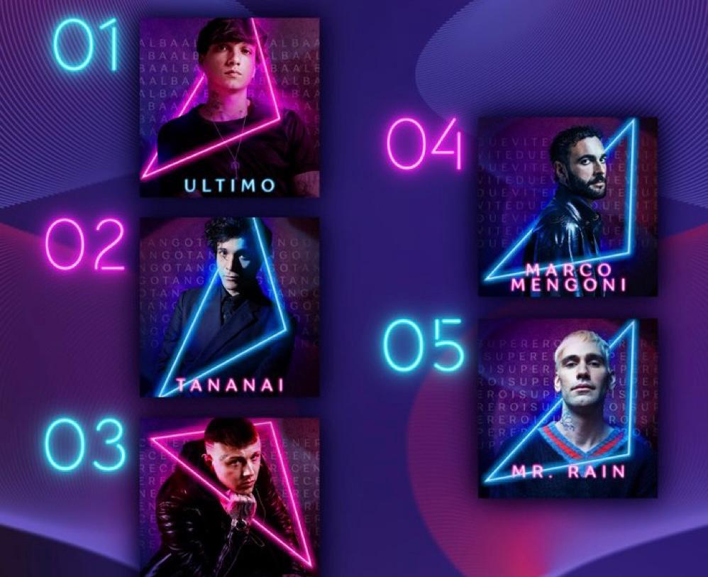 Sanremo 2023, sul podio Lazza, Mengoni, Tananai, Ultimo e Mr. Rain - La  classifica dal 28°al 6° posto - Open