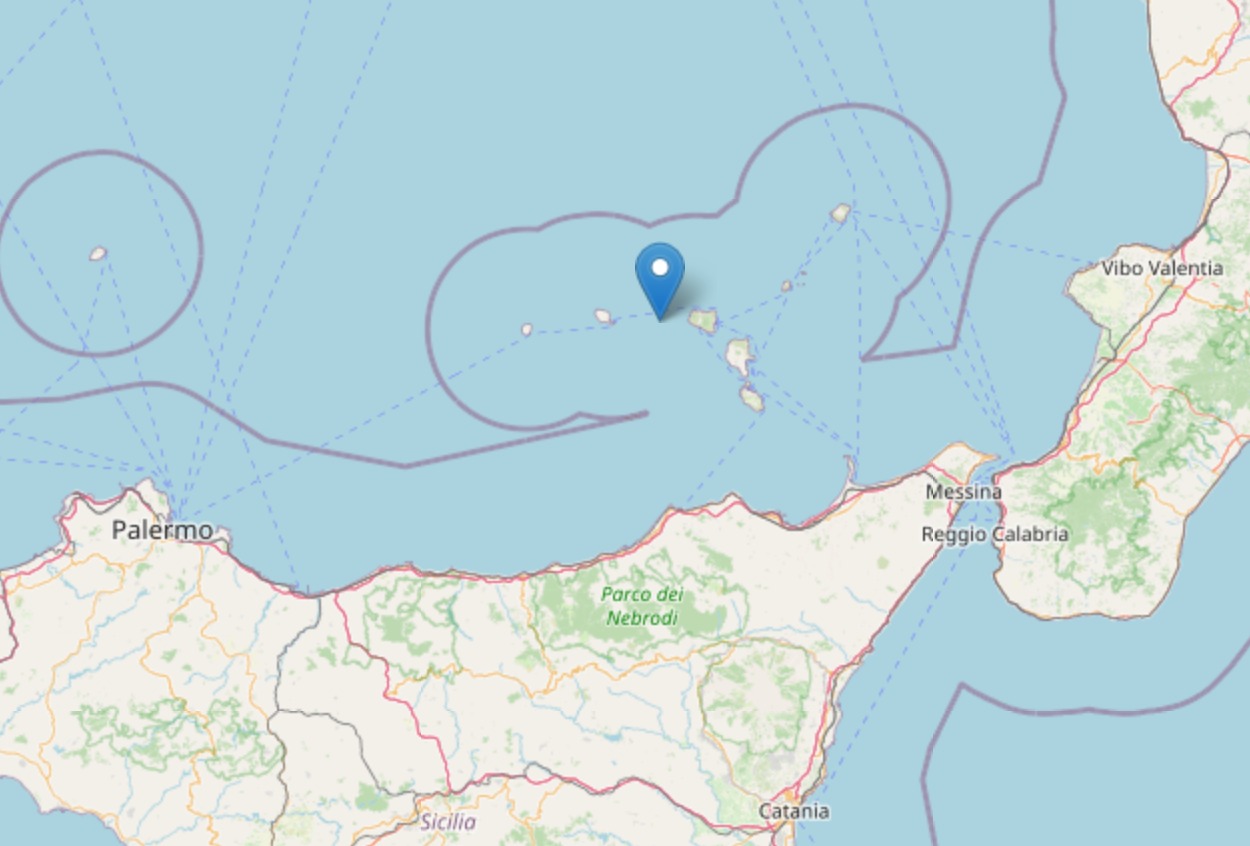 Terremoto al largo delle Isole Eolie di magnitudo 3.5: scossa avvertita anche a Messina e Reggio Calabria