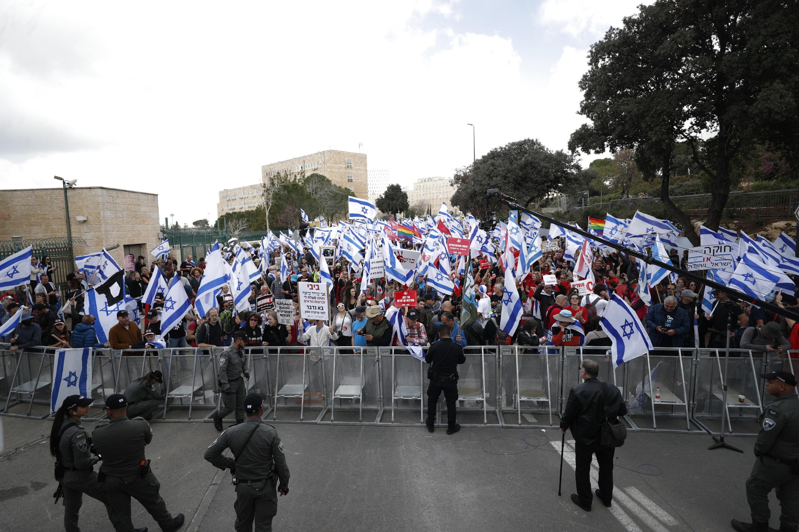 Israele | Davanti Alla Knesset Marea Di Manifestanti Pro - Netanyahu