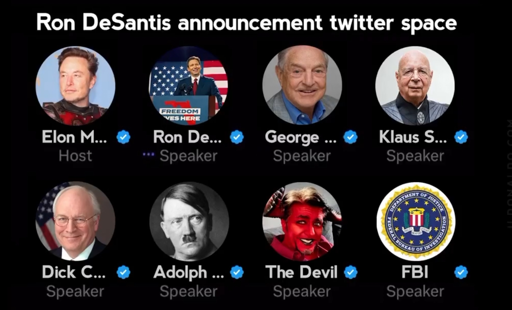 Trump deride Ron DeSantis e il disastroso “lancio” della campagna su Twitter con Elon Musk: il video con Soros e Hitler