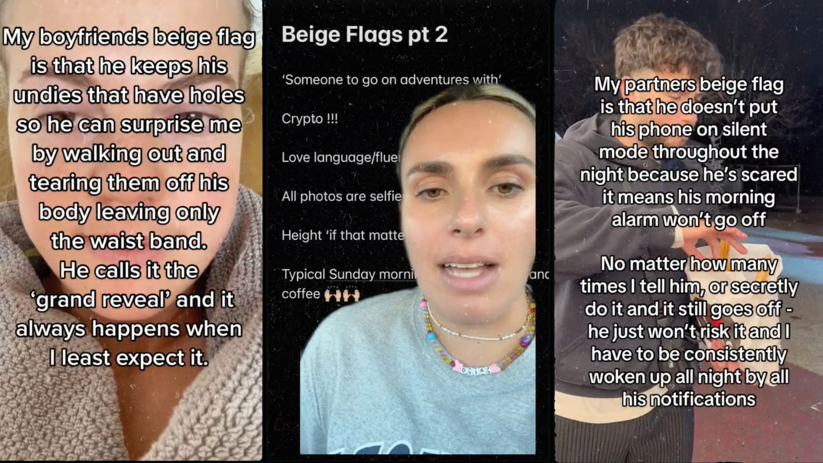 Beige Flag: cos’è il trend di TikTok sulle relazioni e perché piace così tanto – Il video