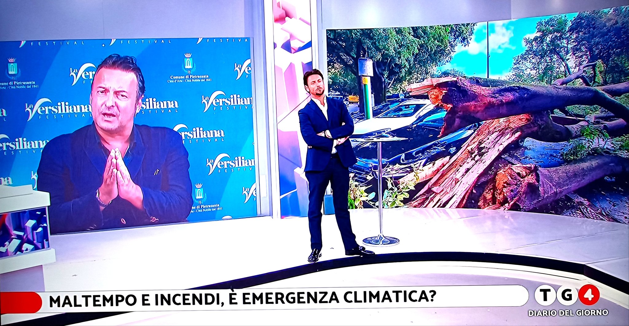 Andrea Giambruno «licenzia» il ministro tedesco che si era lamentato del clima in Italia: «Se non ti sta bene tornatene nella Foresta Nera» – Il video