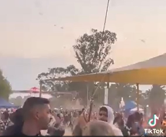 The moment Hamas commandos landed in their gliders during the Sukkot Festival – video