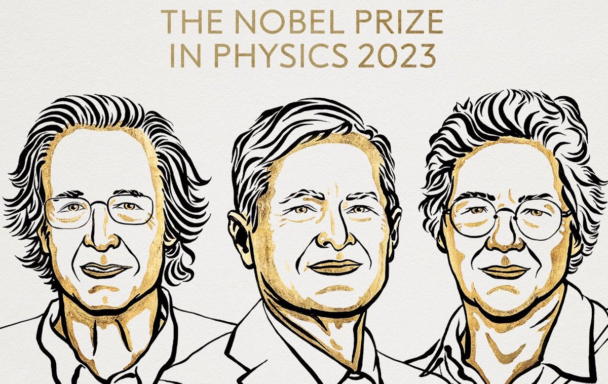 Il Nobel per la fisica a Pierre Agostini, Ferenc Krausz e Anne L’Huillier