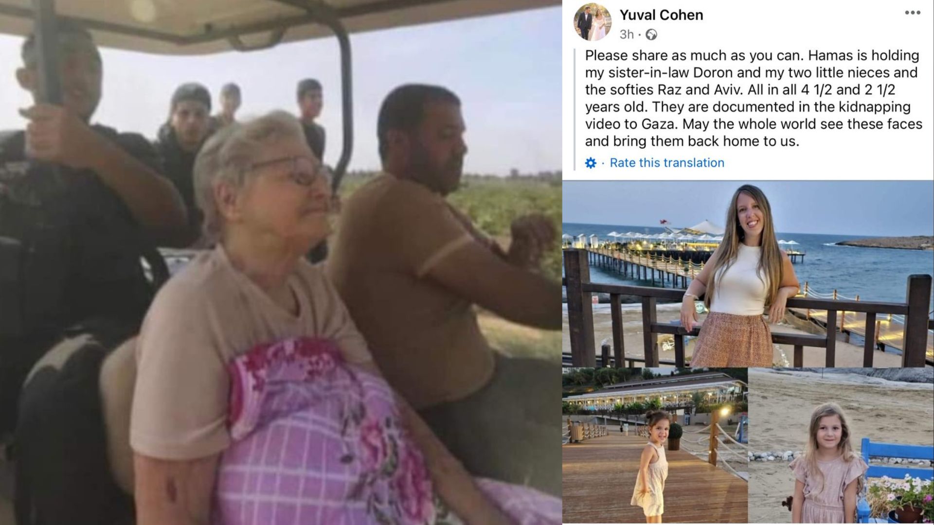 L’incubo degli ostaggi nelle mani di Hamas, i giovani sequestrati e picchiati. Rapiti anche bambini, donne e anziani