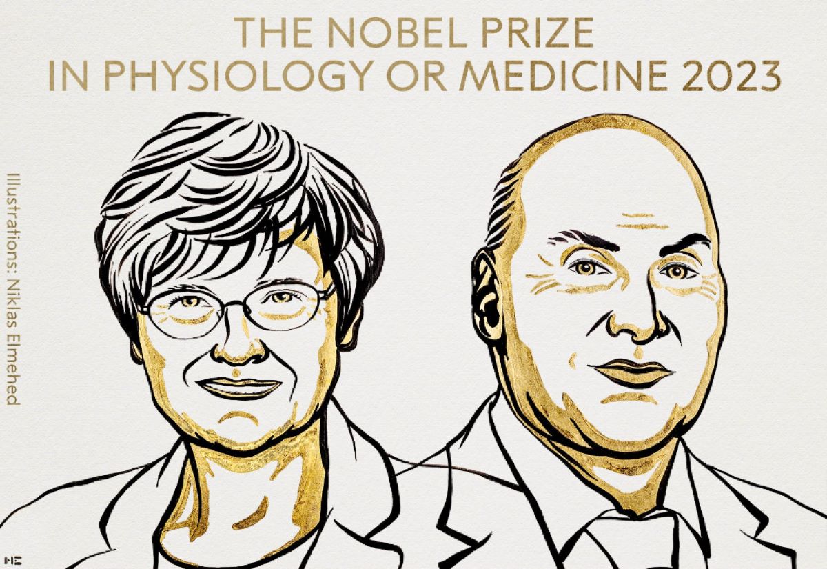 Il Nobel per la medicina a Katalin Karikó e Drew Weissman per gli studi usati nei vaccini contro il Covid