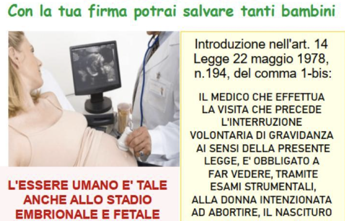 Chi vuole abortire deve prima ascoltare il battito del cuore del feto»: la  proposta di FdI nel IV municipio di Roma - Open