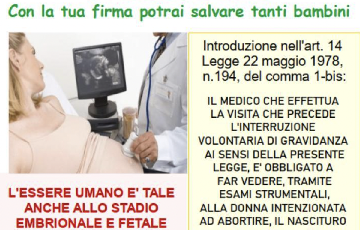 Chi vuole abortire deve prima ascoltare il battito del cuore del