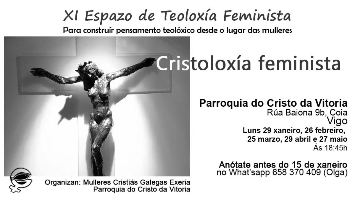 Escándalo en España por mujer desnuda reemplazando a Cristo en la cruz.  Idea de la Iglesia de Vigo para hablar de «Cristología Feminista».