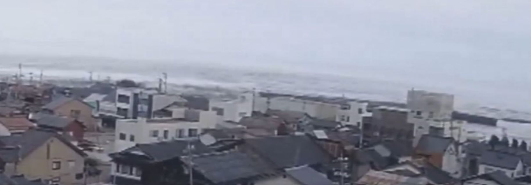 Giappone, le prime onde dello Tsunami a Suzu, nella zona dell’epicentro – Il video