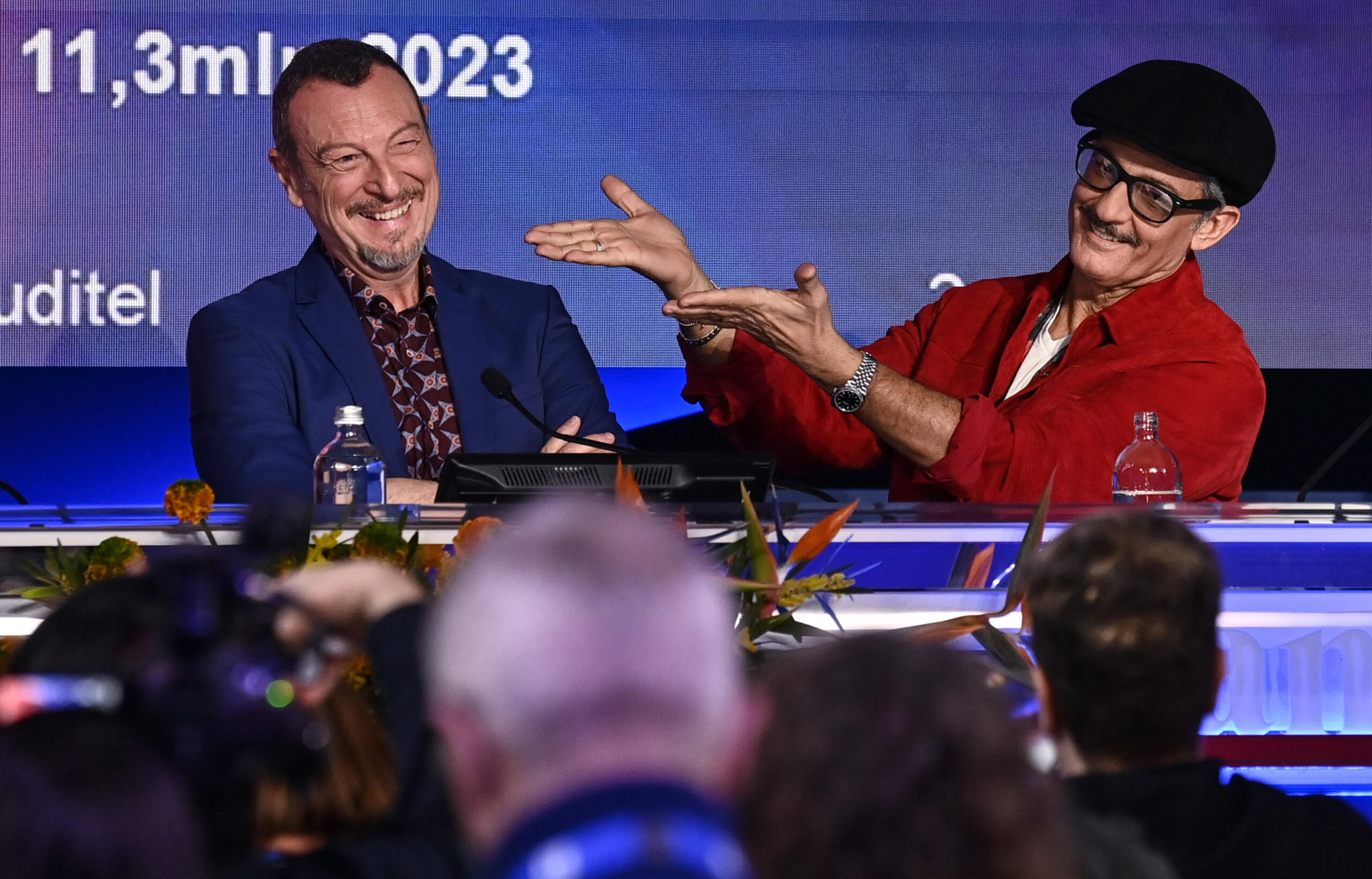 Roberto Bolle alla finale del Festival di Sanremo 2024