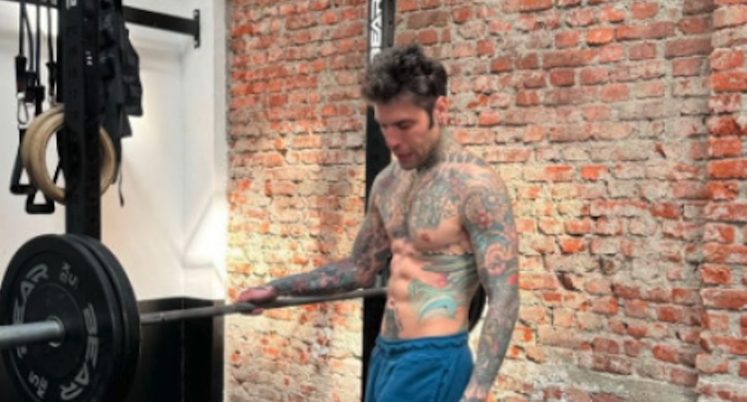 Fedez allenamento