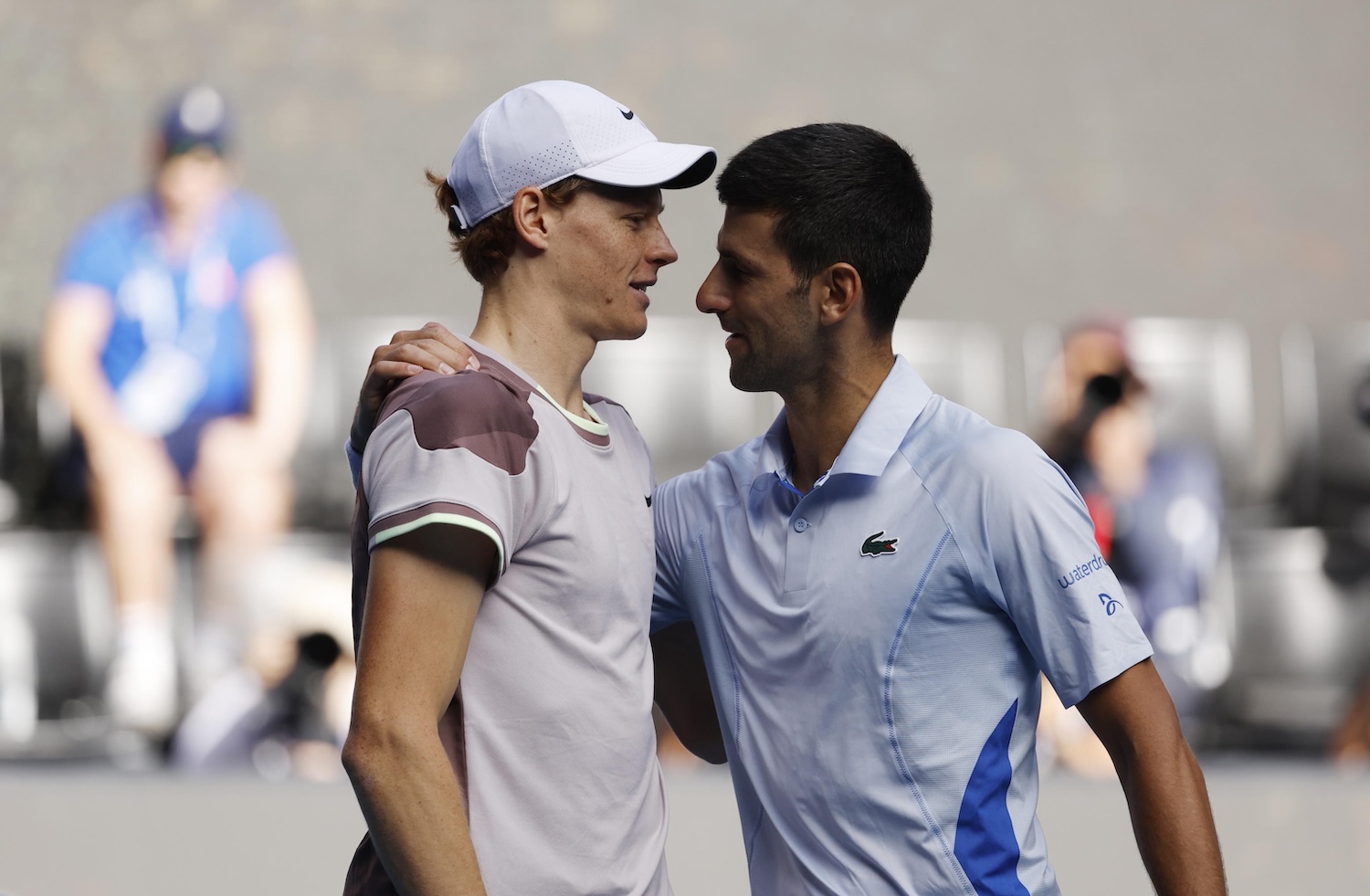 Jannik Sinner e Novak Djokovic