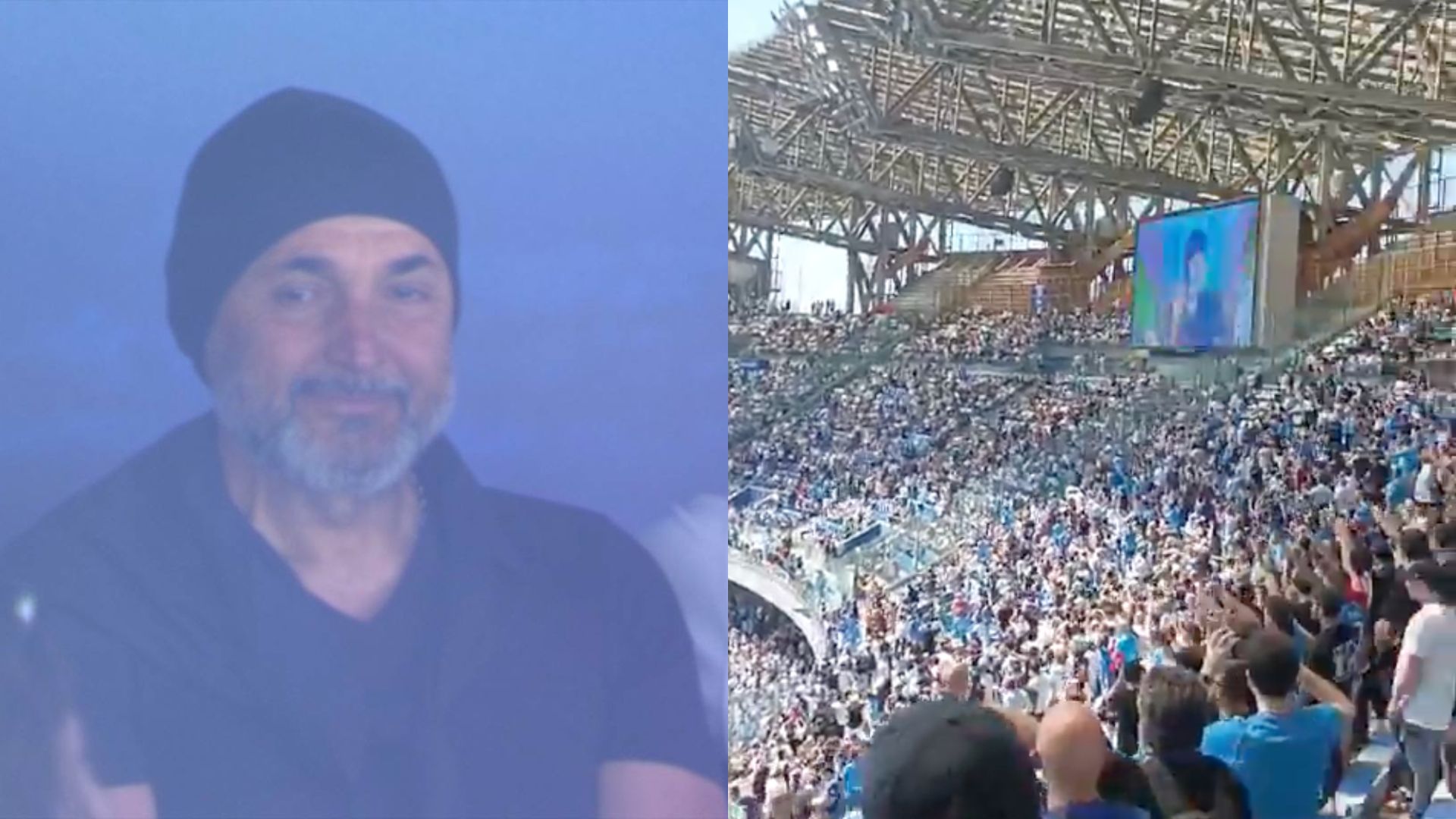 Spalletti torna al Maradona e si commuove, il boato dello stadio – Il video