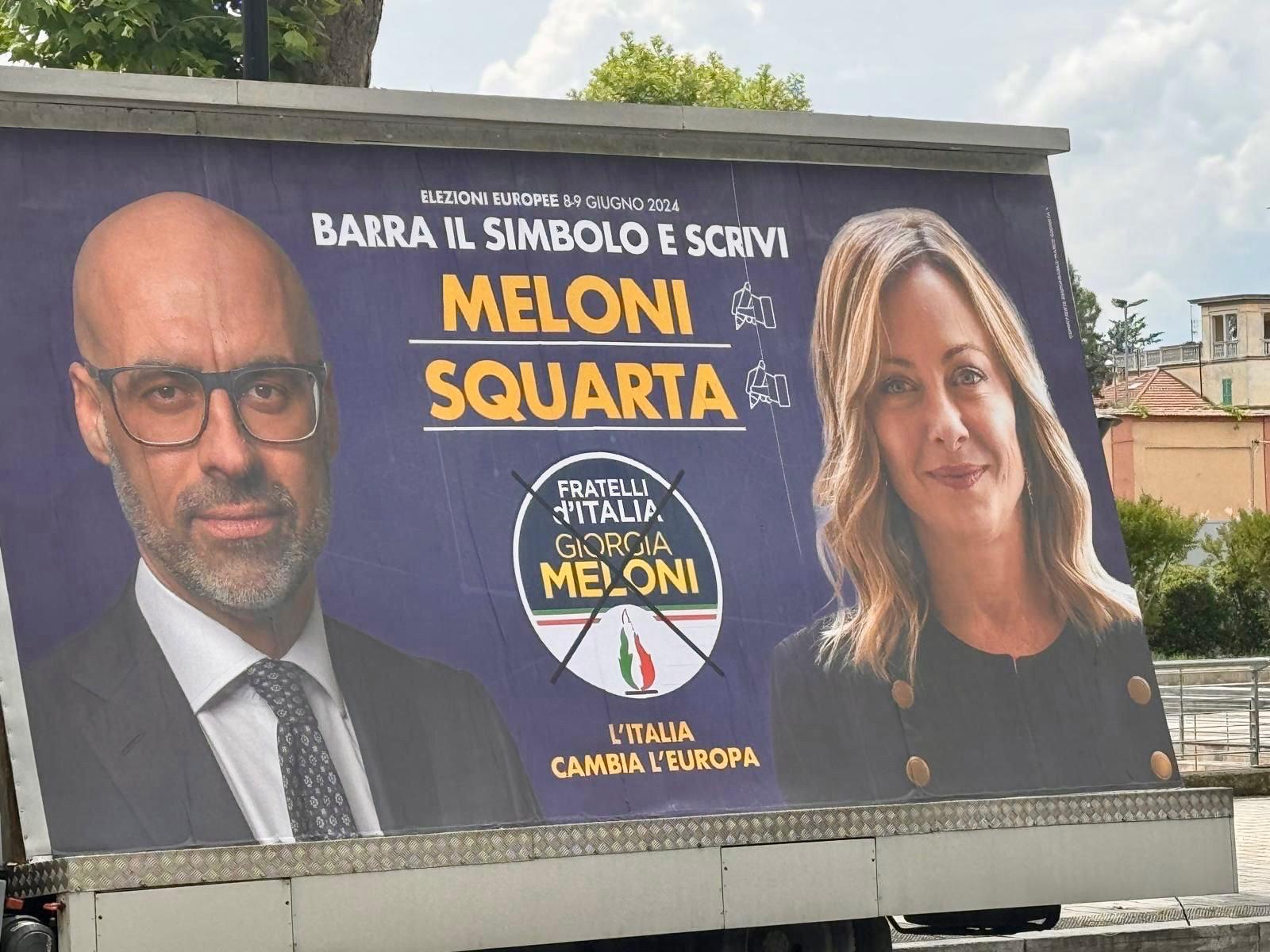 Meloni-Squarta, il cartello elettorale