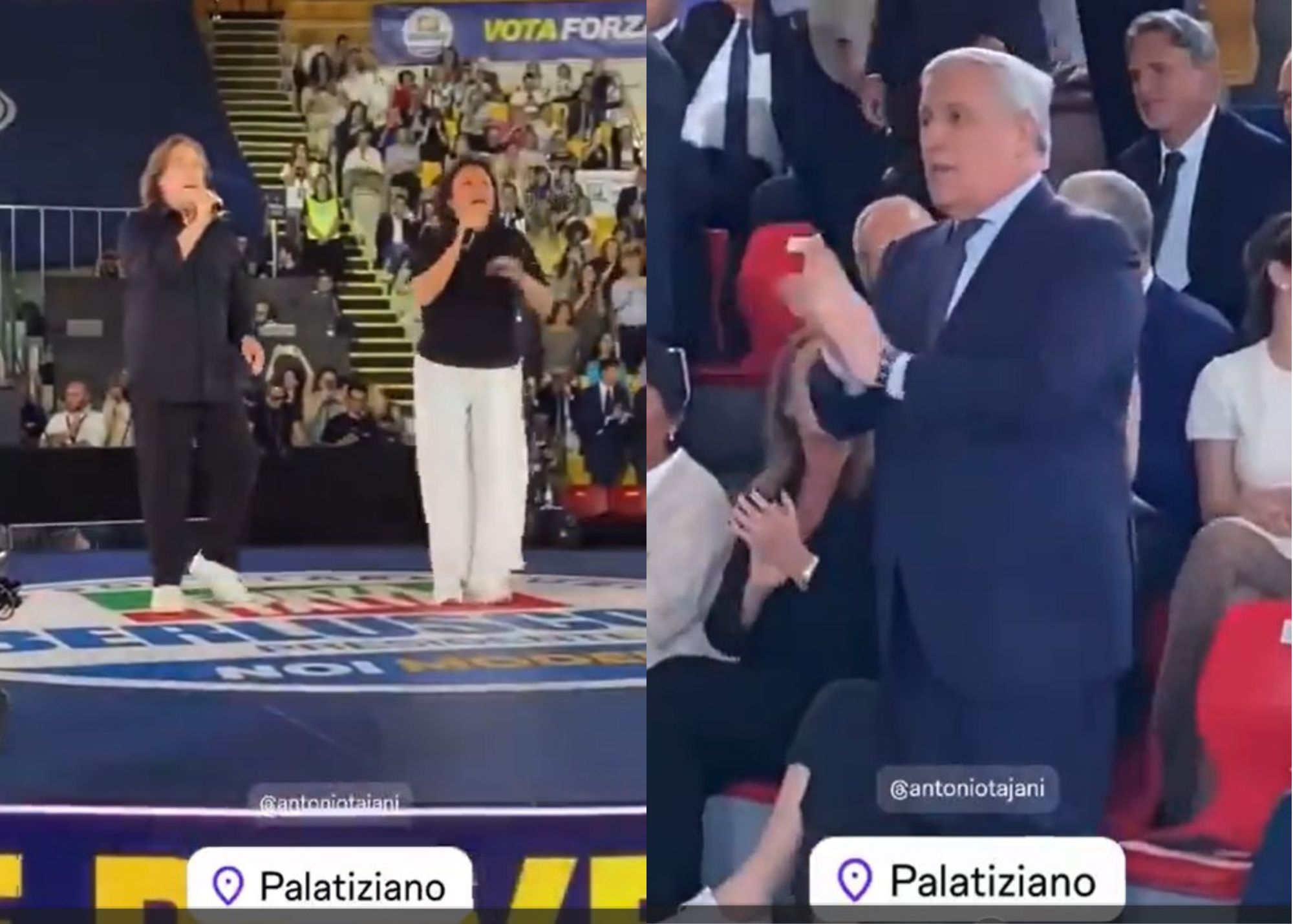 I Ricchi e Poveri fanno scatenare il ministro Tajani – Il video
