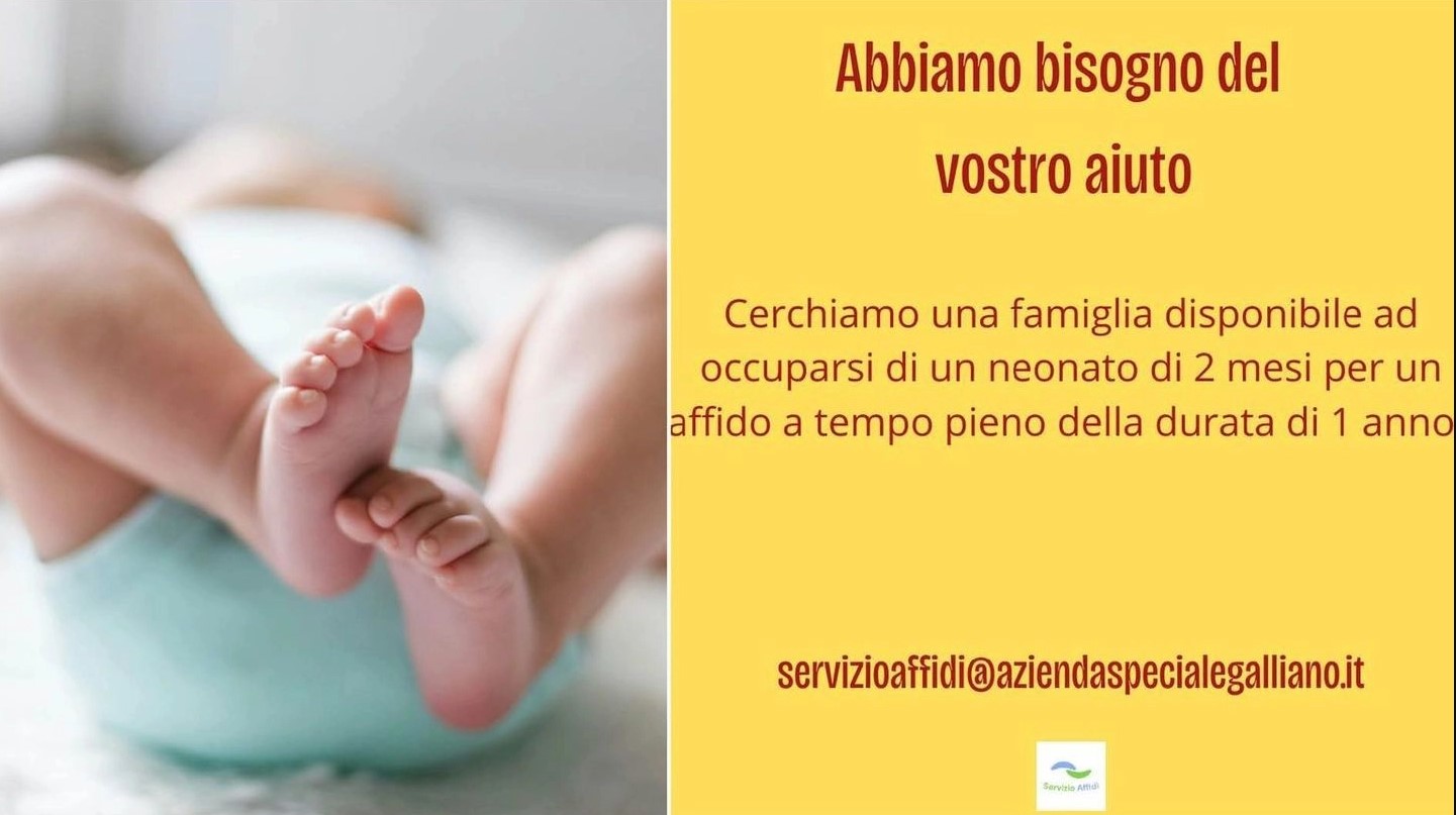 cercasi famiglia neonato como