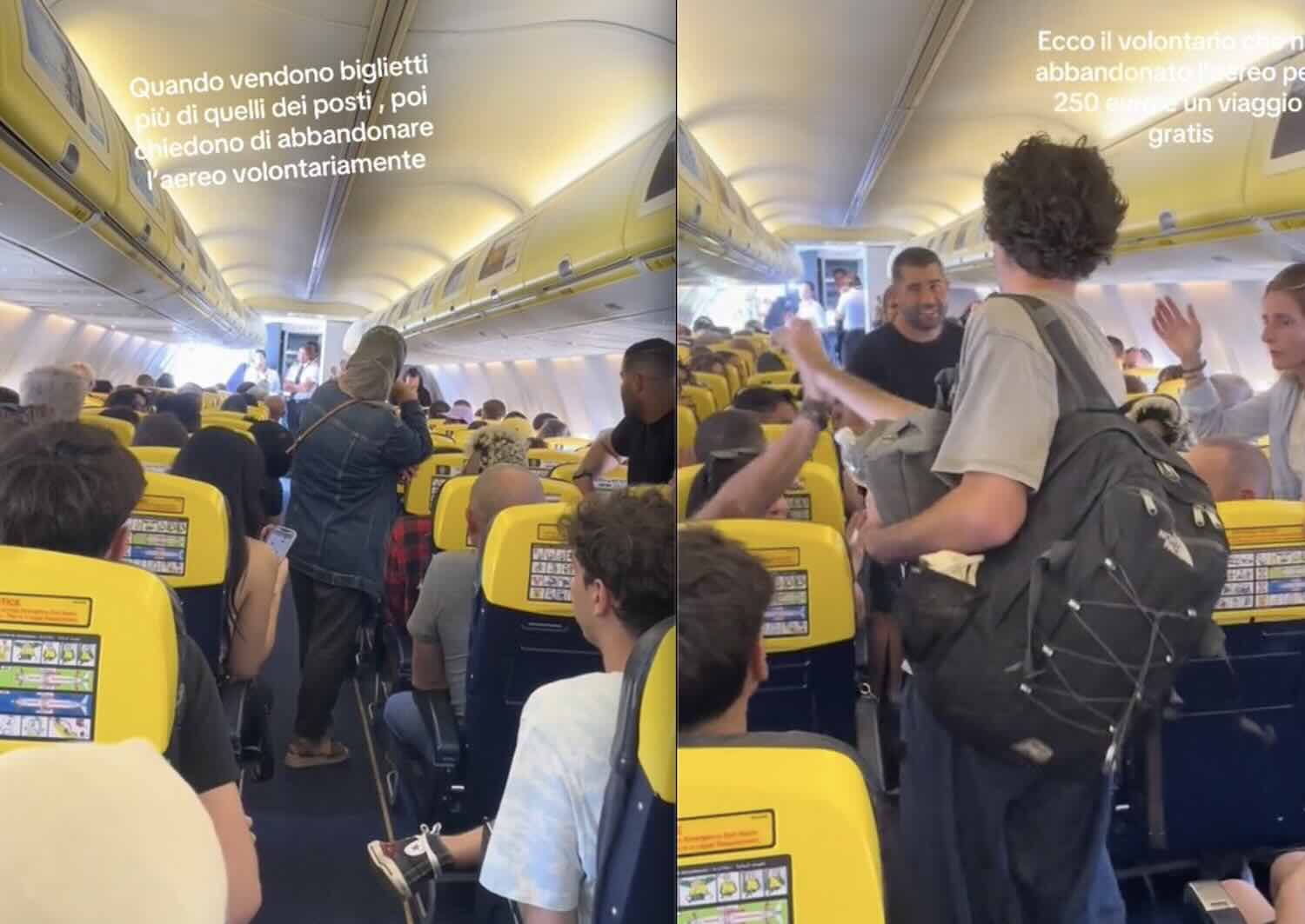 Ryanair volo overbooking