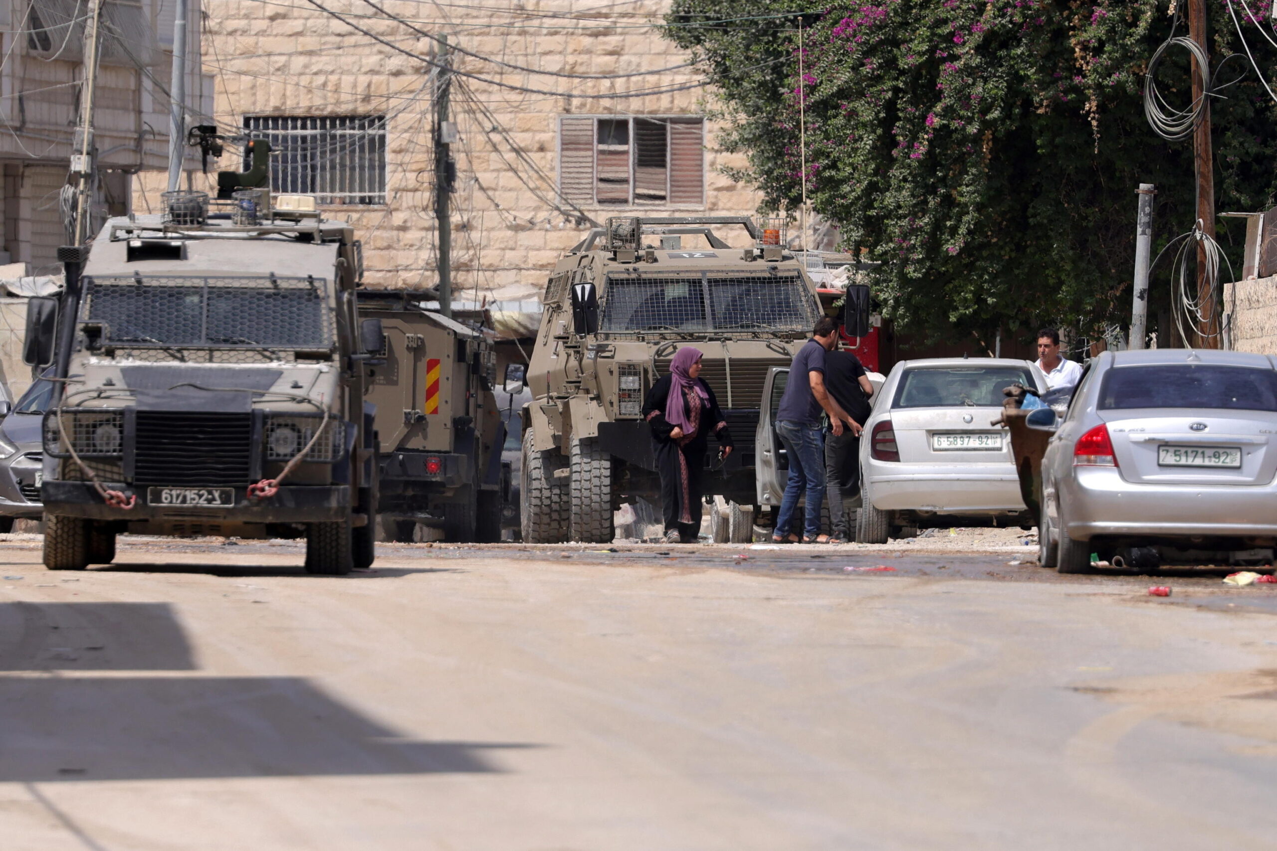 According to the Palestinian Health Ministry, at least nine Palestinians were killed after Israeli operations in the northern West Bank cities of Tulkarem, Jenin and Tubas. The Israeli army said they were conducting a large-scale counterterrorism operation in several areas including Jenin and Tulkarem. EPA/ALAA BADARNEH