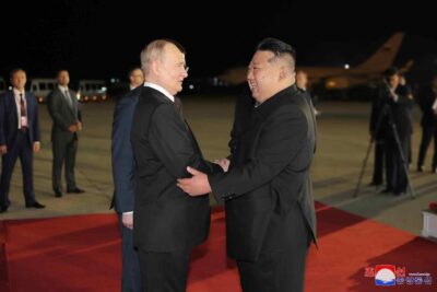 Vladimir Putin e Kim Jong Un