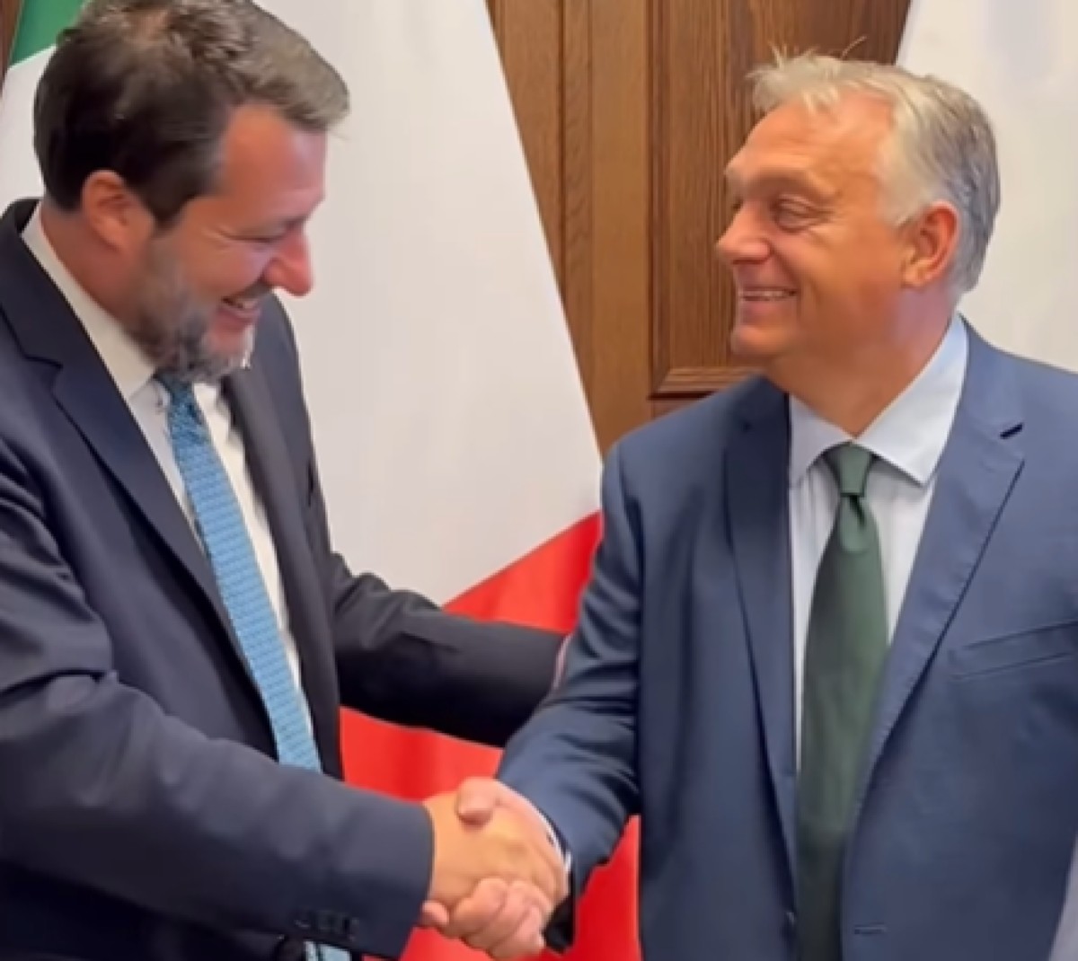 Salvini Orban Pontida