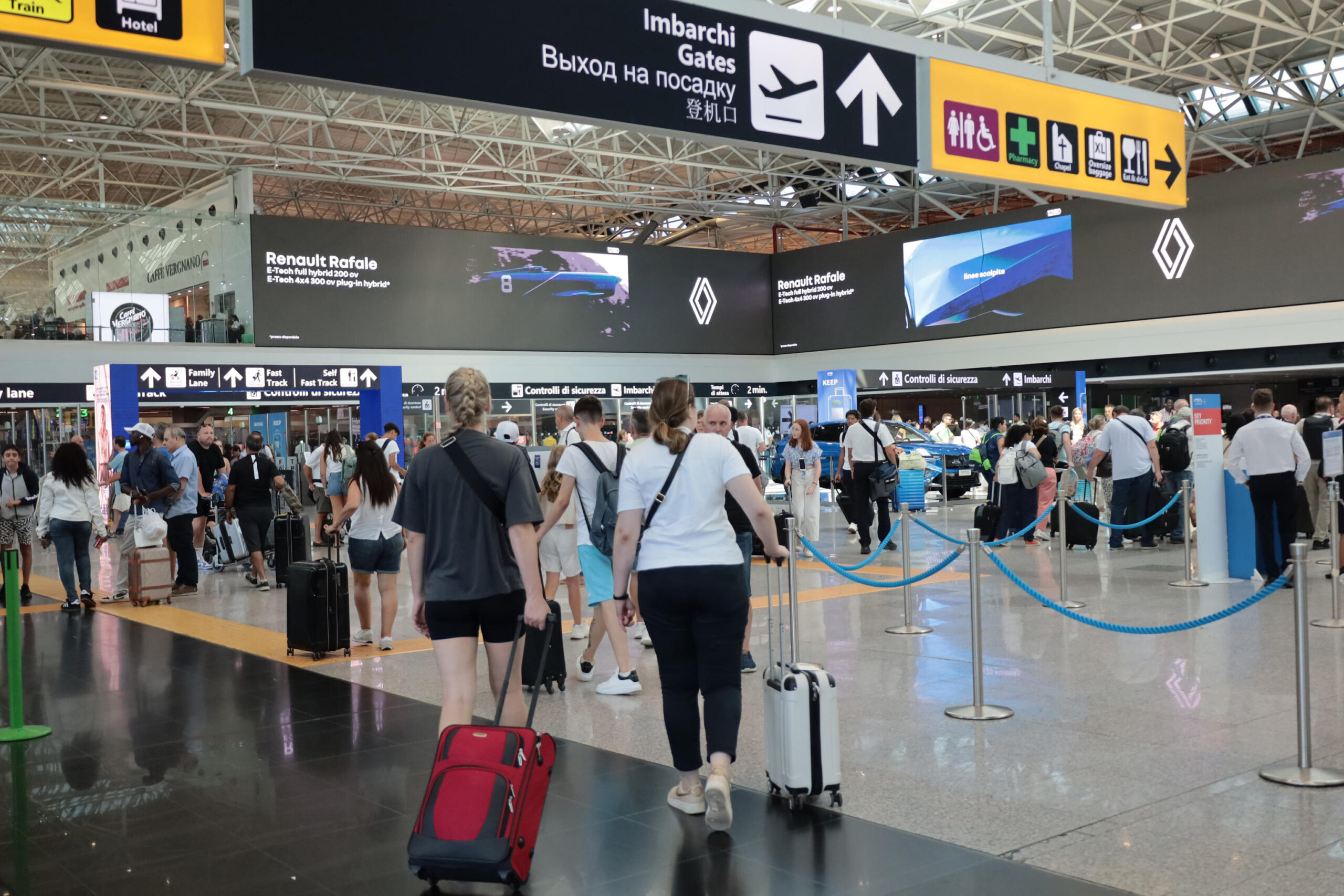 aeroporto fiumicino limite liquidi