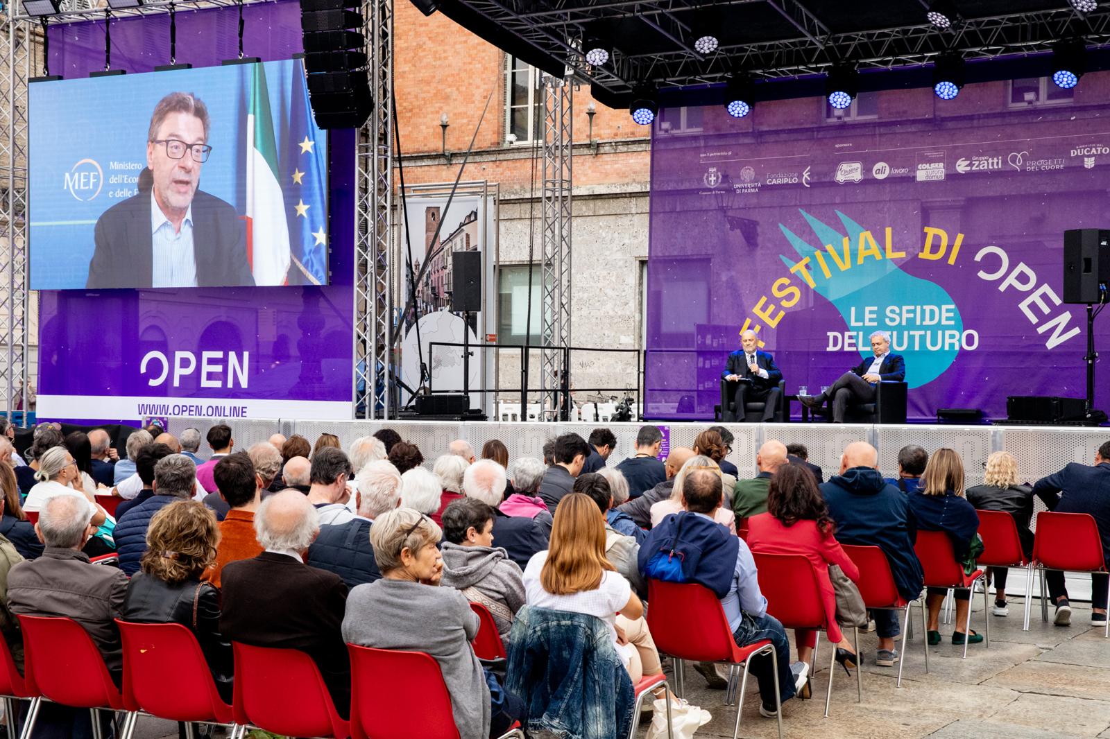 Giorgetti Legge di Bilancio Festival Open Economia e Superbonus.
