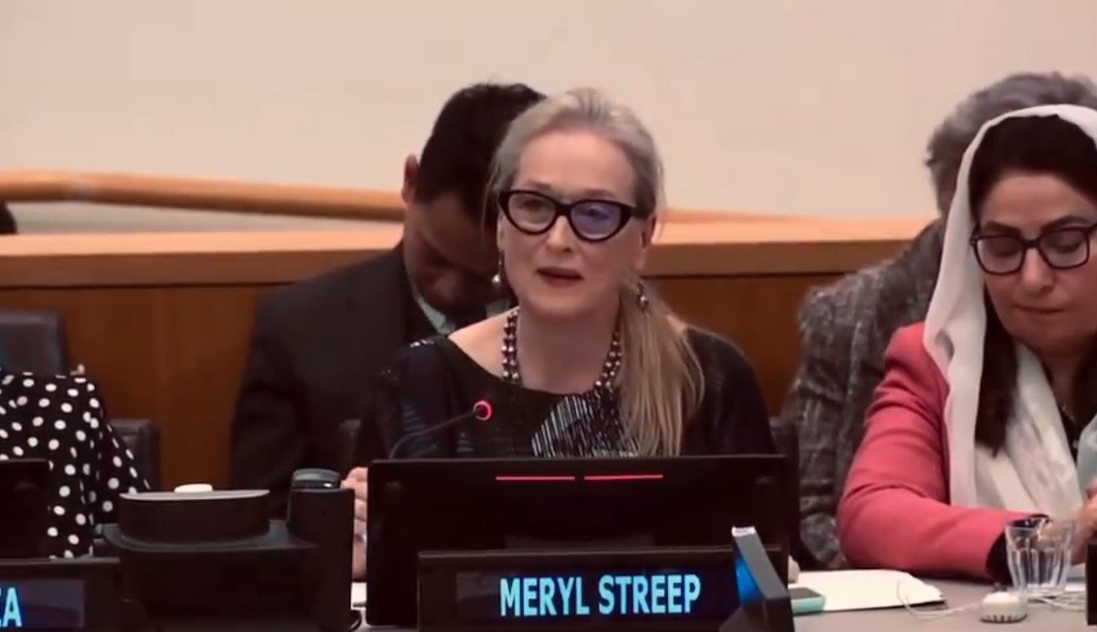 meryl streep diritti donne afghanistan scoiattolo