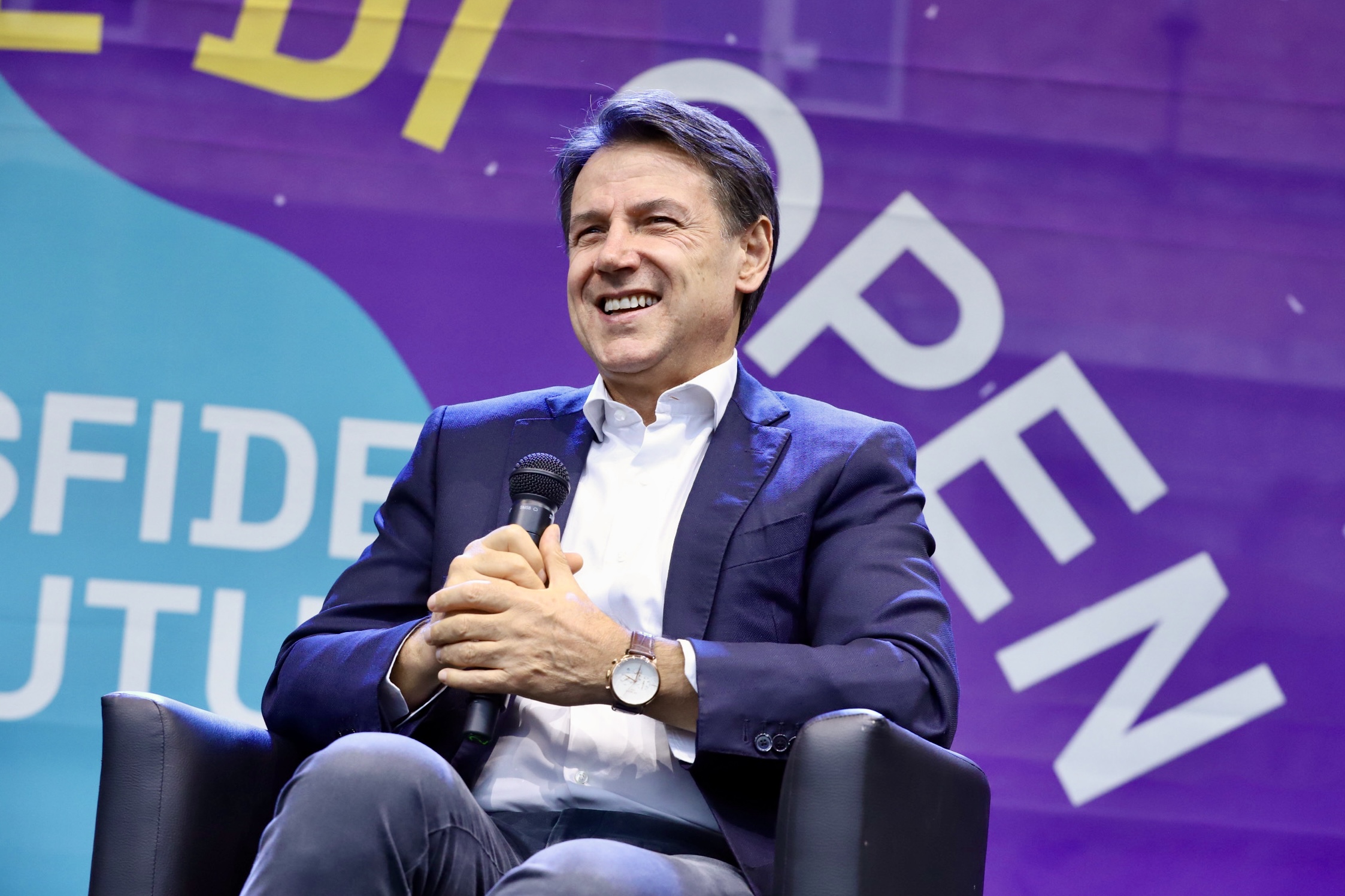 Giuseppe Conte al Festival di Open 2024 Grillo comportamento antidemocratico