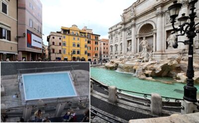 Fontana di Trevi piscina monetine