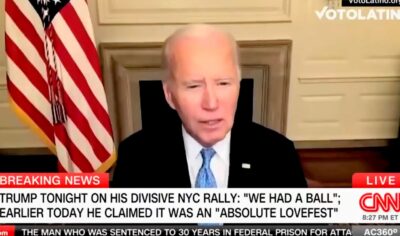 biden sostenitori trump sono spazzatura