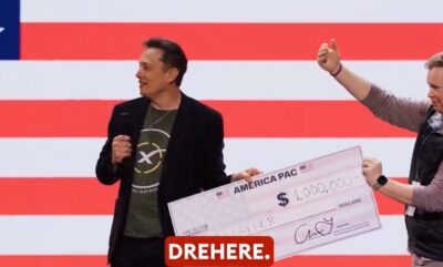 Elon Musk lotteria elettorale pennsylvanya usa 2024