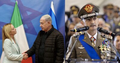 giorgia meloni benjamin netanyahu luciano portolano unifil libano