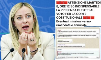 giorgia meloni chat mollerò pochi infami 1