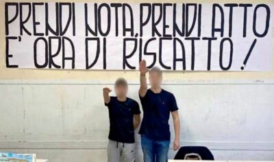 saluti fascisti scuola roma