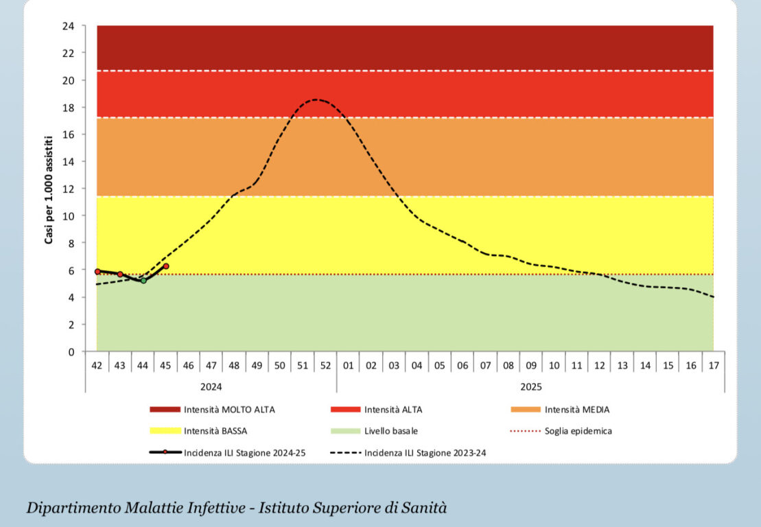 Influenza Italia Rapporto epidemiologico