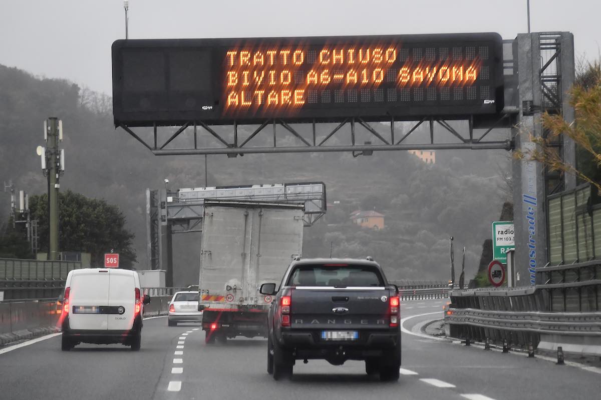 incidente operaio morto savona altare viadotto a6