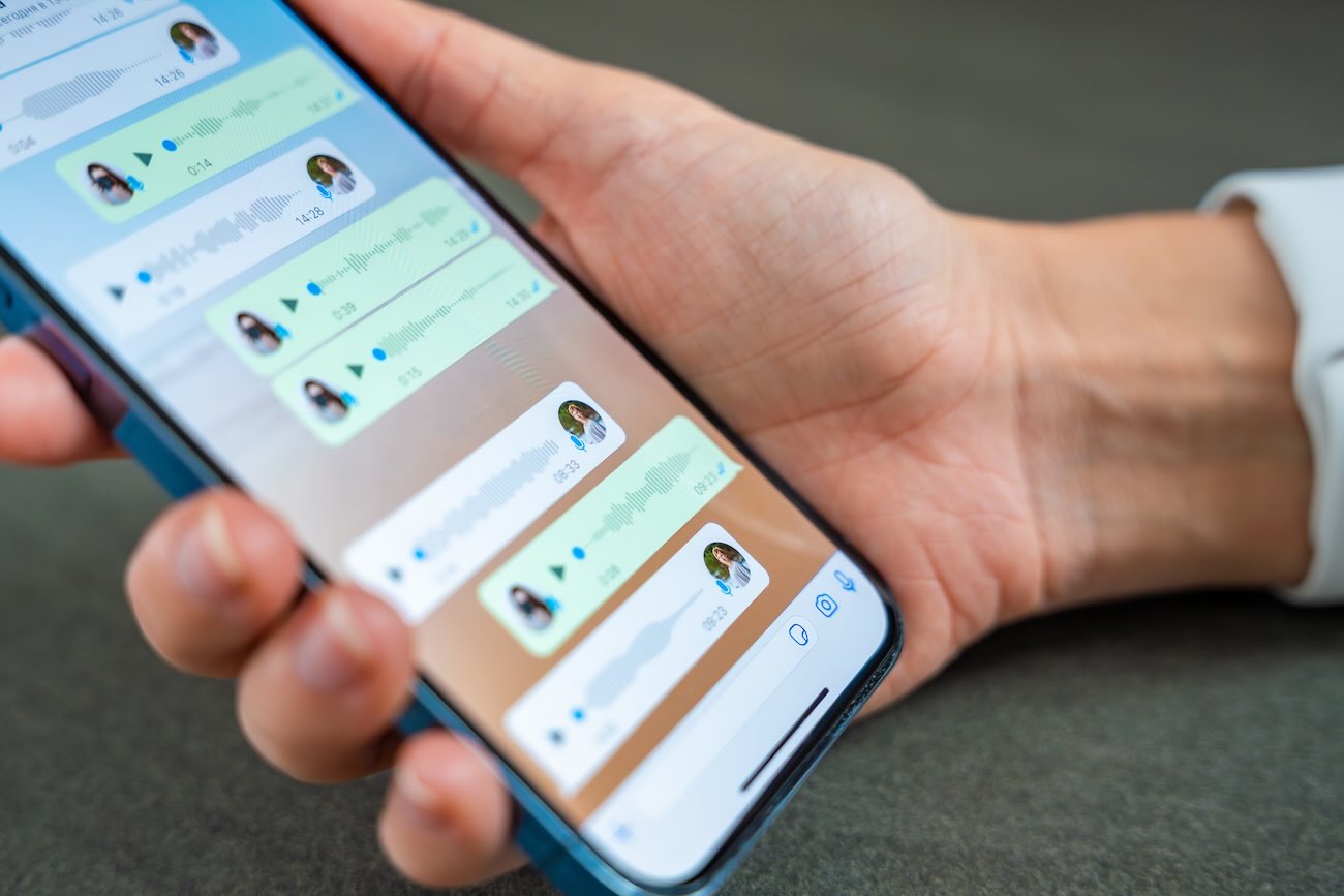 trascrizione whatsapp audio messaggi vocali