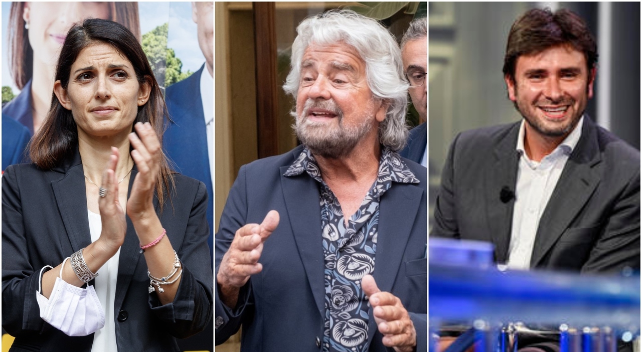 beppe grillo virginia raggi alessandro di battista