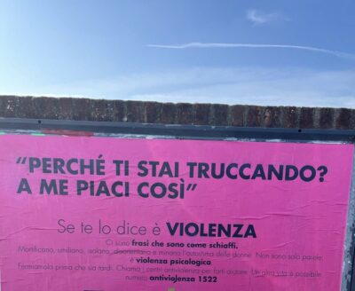 cartellone violenza sulle donne