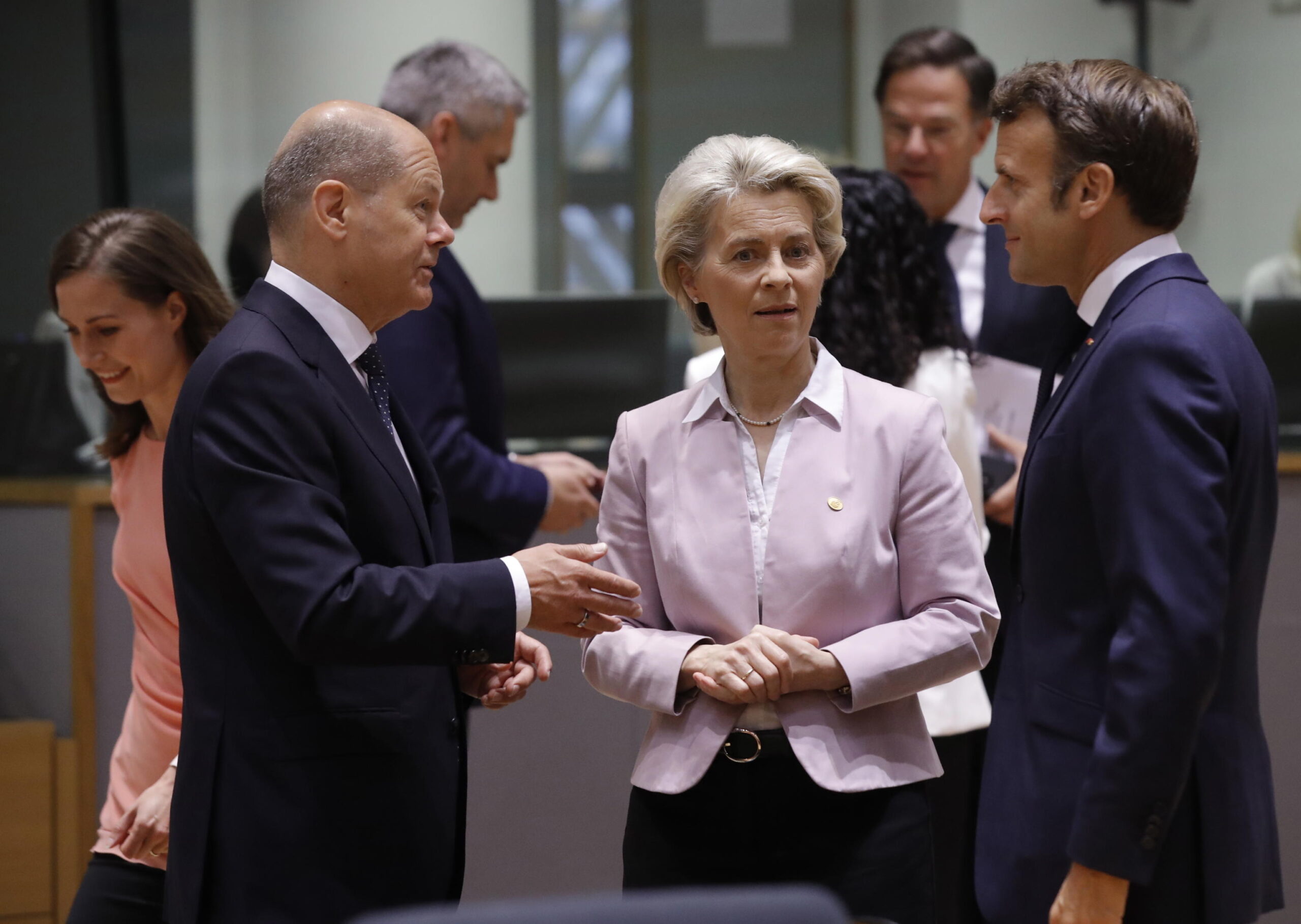 cop29 macron scholz von der leyen