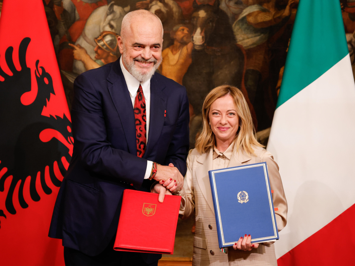 edi rama giorgia meloni